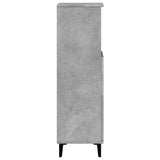 Bathroom Cabinet Concrete Grey 30x30x100 cm Engineered Wood - Rear View