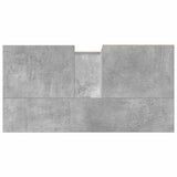 Sink Cabinet Concrete Grey 65x33x60 cm Engineered Wood