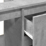 Sink Cabinet Concrete Grey 65x33x60 cm Engineered Wood - Extra Image