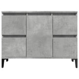 Sink Cabinet Concrete Grey 80x33x60 cm Engineered Wood - Top-Down View