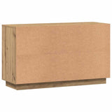 Sideboard Artisan Oak 102x35x55 cm Engineered Wood - Rear View