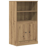 Highboard Artisian Oak 60x35.5x103.5 cm Engineered Wood - Front View