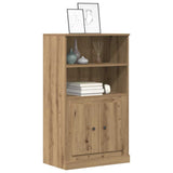 Highboard Artisian Oak 60x35.5x103.5 cm Engineered Wood - Side View