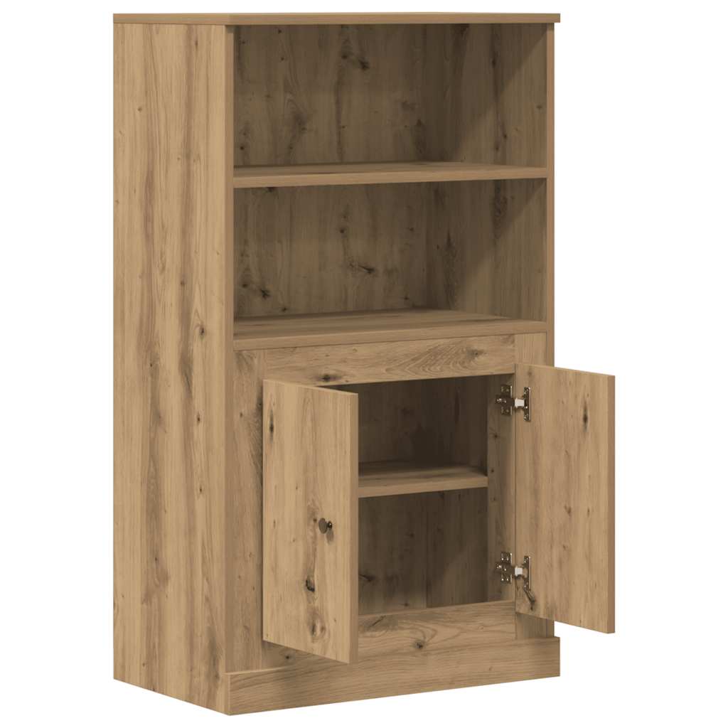 Highboard Artisian Oak 60x35.5x103.5 cm Engineered Wood