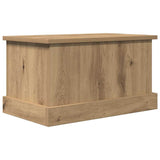 Storage Box Artisan Oak 30x50x28 cm Engineered Wood - Front View