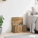 Storage Box Artisan Oak 30x50x28 cm Engineered Wood - Side View