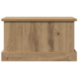 Storage Box Artisan Oak 30x50x28 cm Engineered Wood - 45-Degree Angle