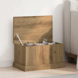 Storage Box Artisan Oak 30x50x28 cm Engineered Wood