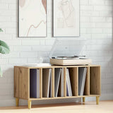 Record Cabinet Artisan Oak 100x38x48 cm Engineered Wood - Side View