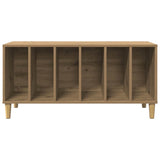 Record Cabinet Artisan Oak 100x38x48 cm Engineered Wood - Top-Down View