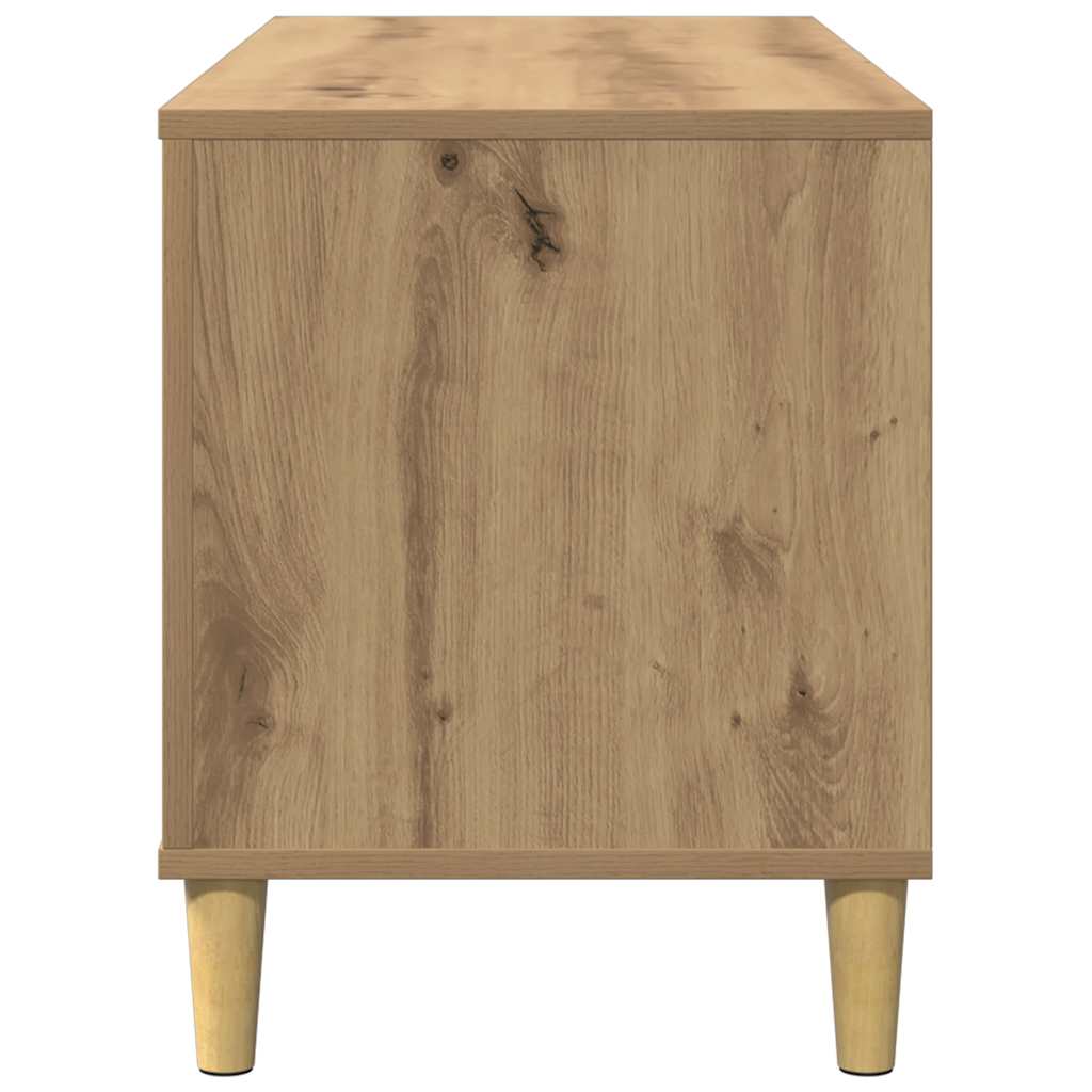 Record Cabinet Artisan Oak 100x38x48 cm Engineered Wood