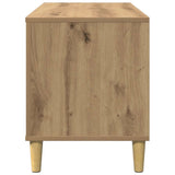 Record Cabinet Artisan Oak 100x38x48 cm Engineered Wood - 45-Degree Angle