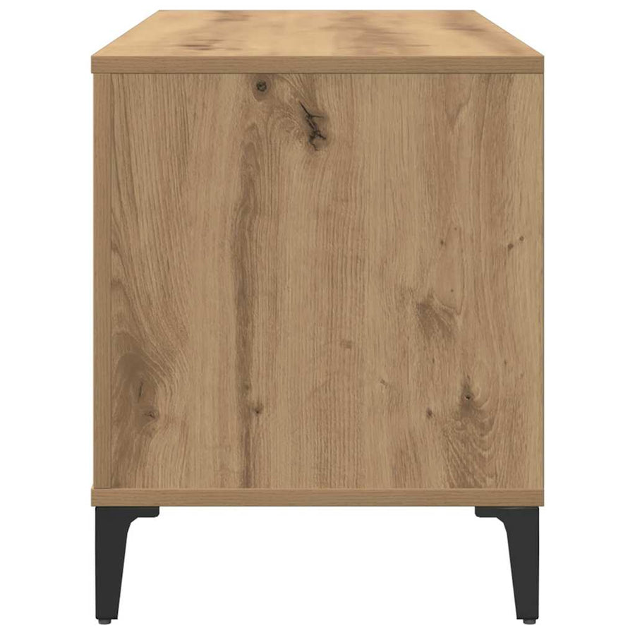 Record Cabinet Artisan Oak 100x38x48 cm Engineered Wood