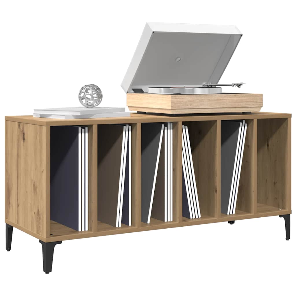 Record Cabinet Artisan Oak 100x38x48 cm Engineered Wood