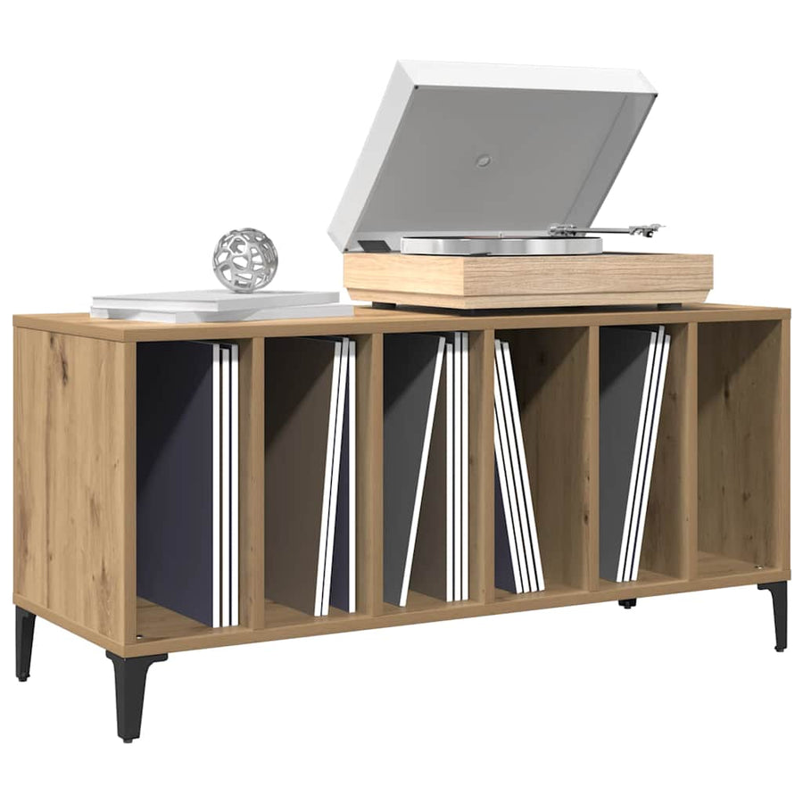 Record Cabinet Artisan Oak 100x38x48 cm Engineered Wood