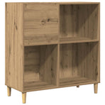 Record Cabinet Artisan Oak 84.5x38x89 cm Engineered Wood