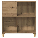 Record Cabinet Artisan Oak 84.5x38x89 cm Engineered Wood
