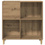 Record Cabinet Artisan Oak 84.5x38x89 cm Engineered Wood - Top-Down View