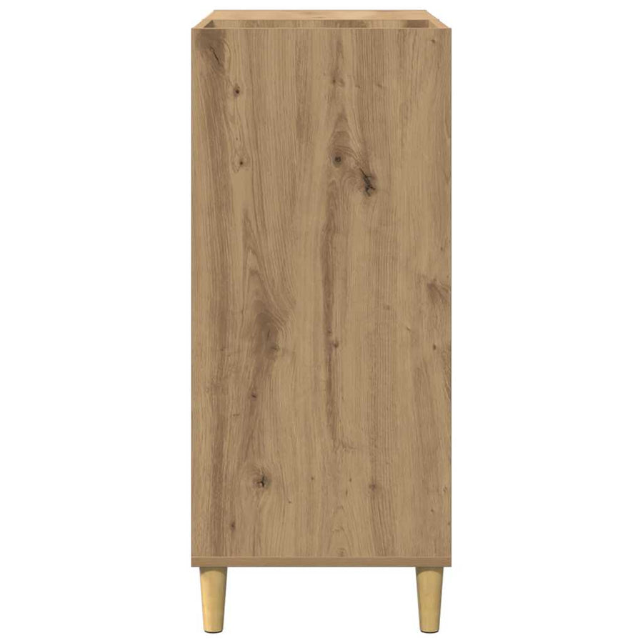 Record Cabinet Artisan Oak 84.5x38x89 cm Engineered Wood