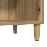 Record Cabinet Artisan Oak 84.5x38x89 cm Engineered Wood - Low Angle