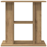 Aquarium Stand Artisan Oak 60x30x60 cm Engineered Wood - Top-Down View