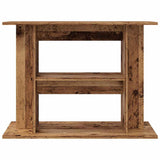 Aquarium Stand Old Wood 80x35x60 cm Engineered Wood - Top-Down View