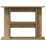 Aquarium Stand Artisan Oak 80x35x60 cm Engineered Wood - Top-Down View