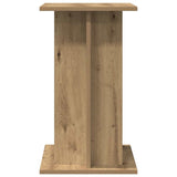 Aquarium Stand Artisan Oak 80x35x60 cm Engineered Wood - 45-Degree Angle