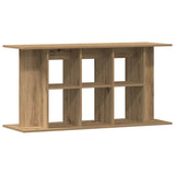 Aquarium Stand Artisan Oak 120x40x60 cm Engineered Wood - Rear View
