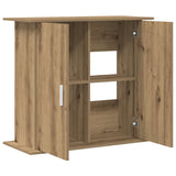 Aquarium Stand Artisan Oak 81x36x73 cm Engineered Wood - Front View