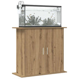 Aquarium Stand Artisan Oak 81x36x73 cm Engineered Wood - Side View