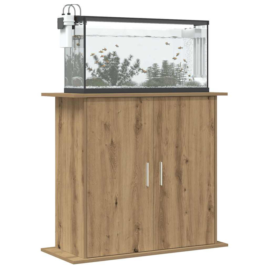 Aquarium Stand Artisan Oak 81x36x73 cm Engineered Wood