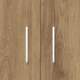 Aquarium Stand Artisan Oak 81x36x73 cm Engineered Wood - Low Angle