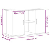 Aquarium Stand Artisan Oak 101x41x58 cm Engineered Wood
