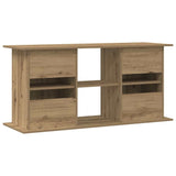 Aquarium Stand Artisan Oak 121x41x58 cm Engineered Wood - Rear View