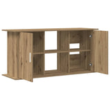 Aquarium Stand Artisan Oak 121x41x58 cm Engineered Wood - Close-Up Angle