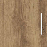 Aquarium Stand Artisan Oak 121x41x58 cm Engineered Wood - Low Angle