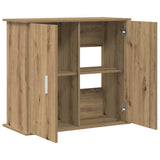 Aquarium Stand Artisan Oak 81x36x73 cm Engineered Wood - Front View