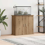Aquarium Stand Artisan Oak 81x36x73 cm Engineered Wood - Side View