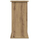 Aquarium Stand Artisan Oak 81x36x73 cm Engineered Wood - 45-Degree Angle