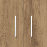 Aquarium Stand Artisan Oak 81x36x73 cm Engineered Wood - Low Angle