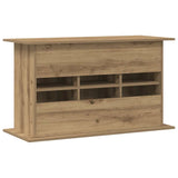 Aquarium Stand Artisan Oak 101x41x58 cm Engineered Wood - Rear View
