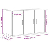 Aquarium Stand Artisan Oak 101x41x58 cm Engineered Wood - Extra Image