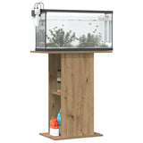 Aquarium Stand Artisan Oak 36x60.5x72.5 cm Engineered Wood - Side View