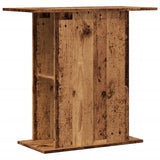 Aquarium Stand Old Wood 36x75x72.5 cm Engineered Wood - Front View