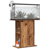 Aquarium Stand Old Wood 36x75x72.5 cm Engineered Wood - Side View