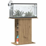 Aquarium Stand Artisan Oak 36x75x72.5 cm Engineered Wood - Side View