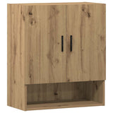 Wall Cabinet Artisan Oak 60x31x70 cm Engineered Wood - Front View
