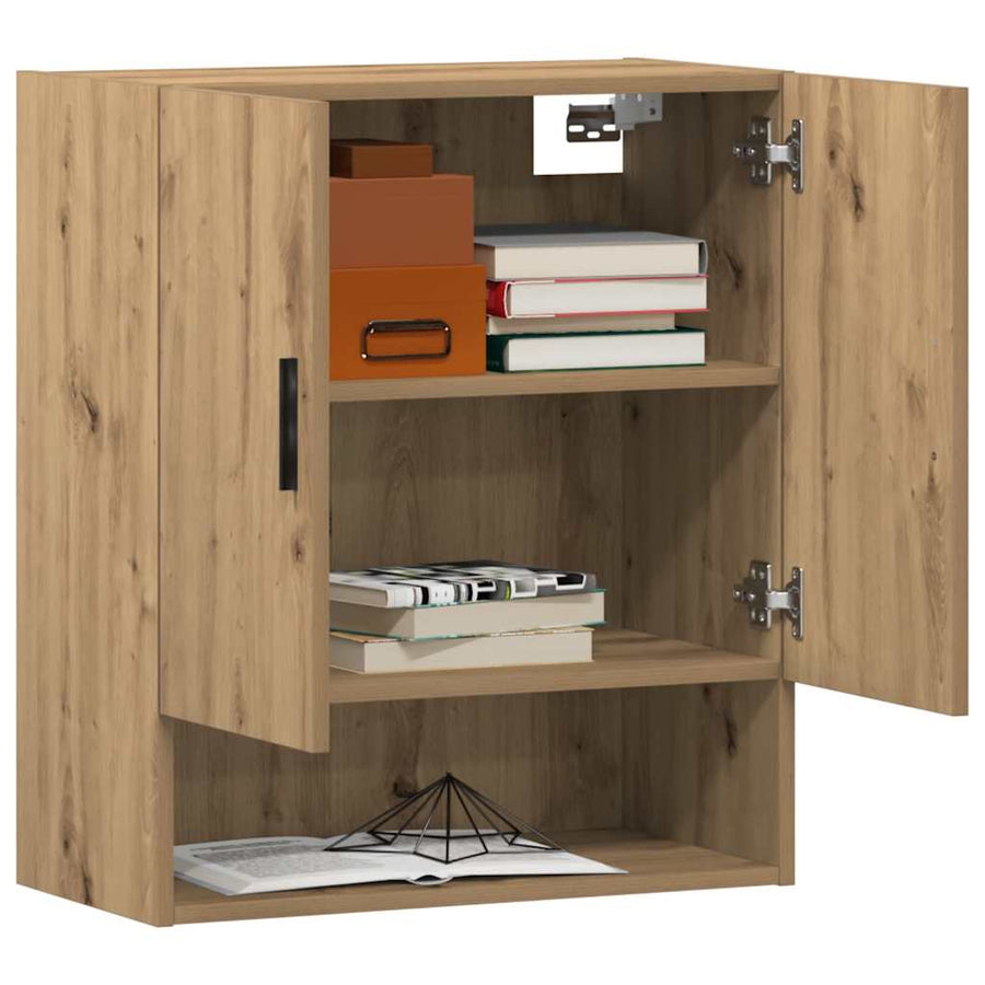 Wall Cabinet Artisan Oak 60x31x70 cm Engineered Wood