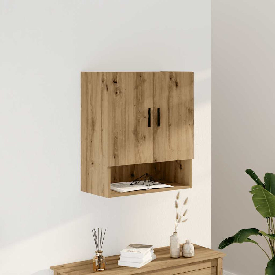 Wall Cabinet Artisan Oak 60x31x70 cm Engineered Wood